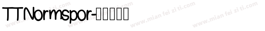 TT Norms por字体转换